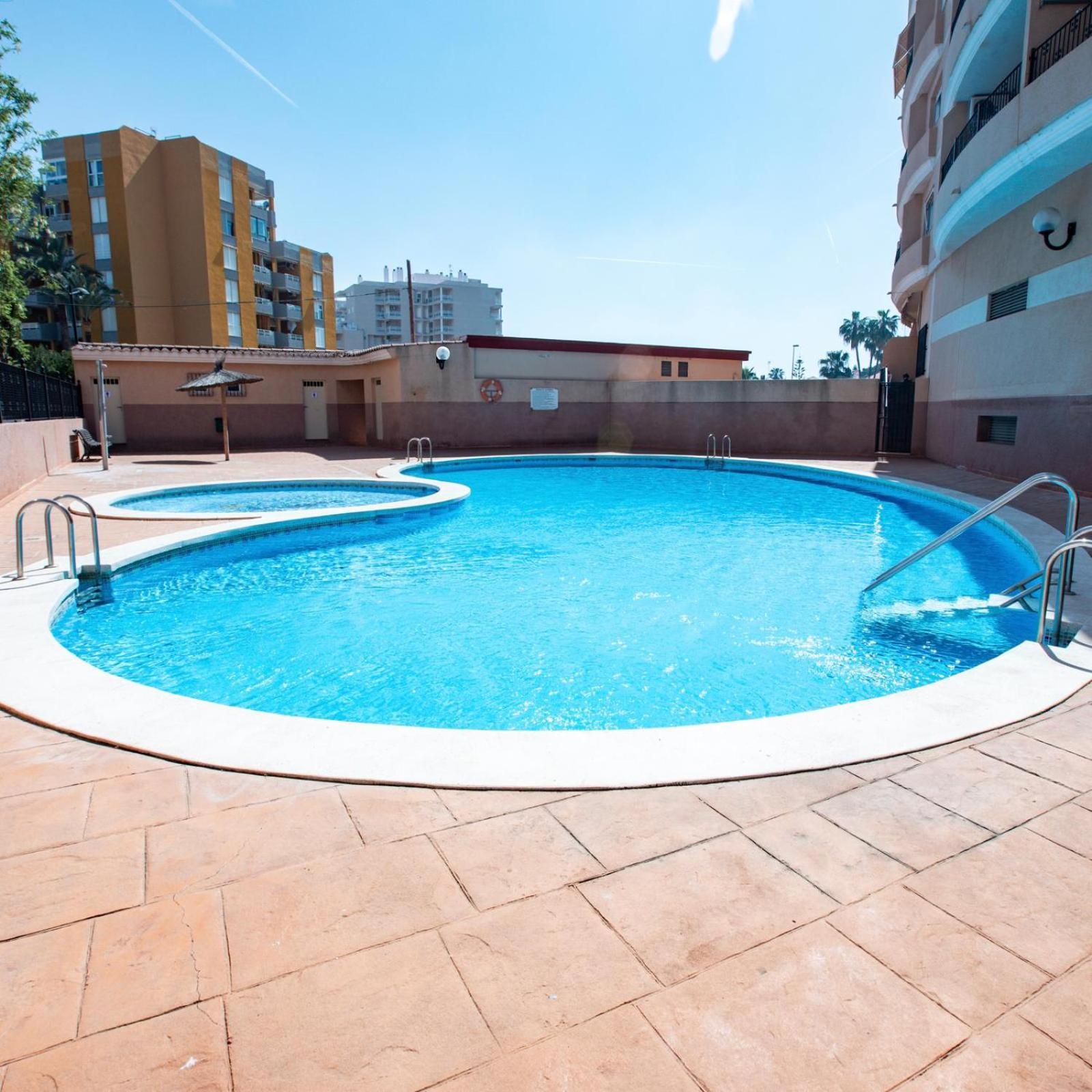 Perla De Mar - Atico Con Amplia Terraza 40M2, Piscina Y Parking En Playa Canet Canet d'En Berenguer Dış mekan fotoğraf